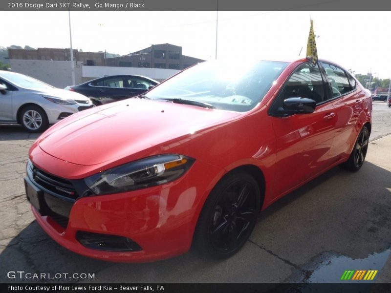 Go Mango / Black 2016 Dodge Dart SXT Rallye