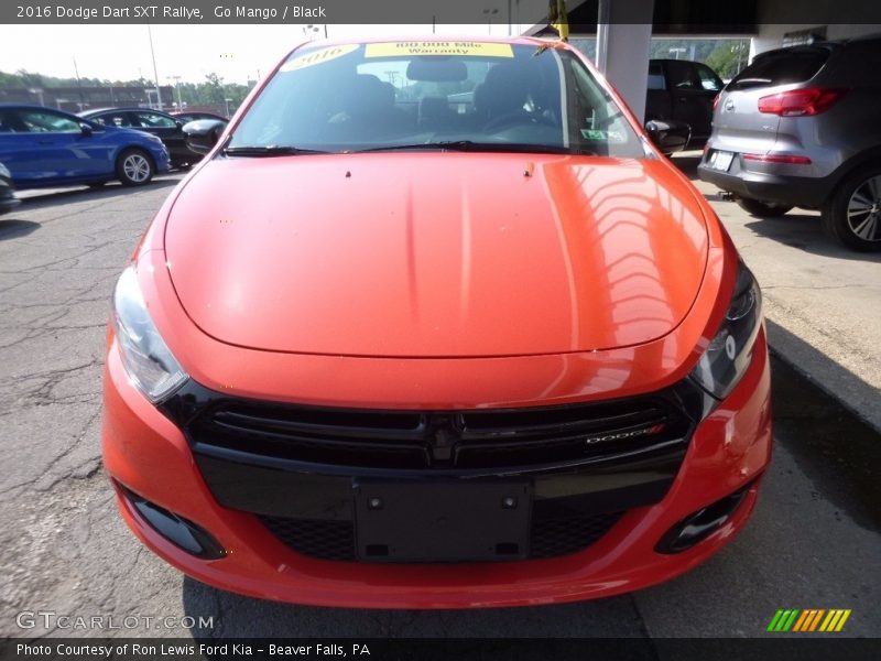 Go Mango / Black 2016 Dodge Dart SXT Rallye