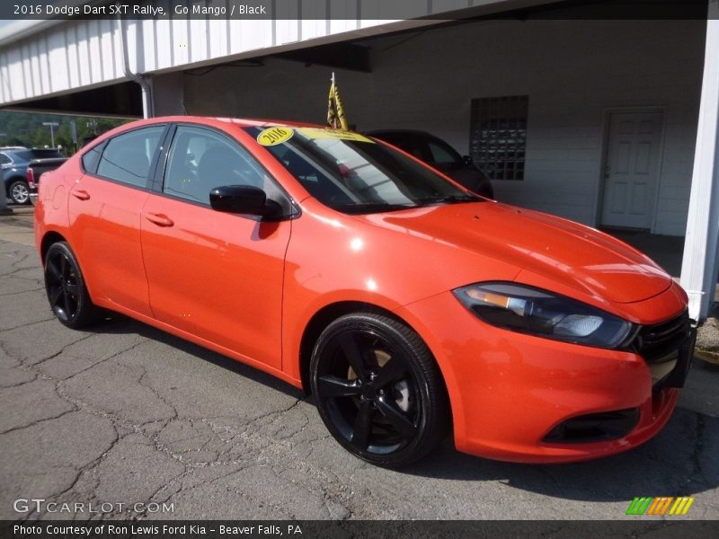 Go Mango / Black 2016 Dodge Dart SXT Rallye