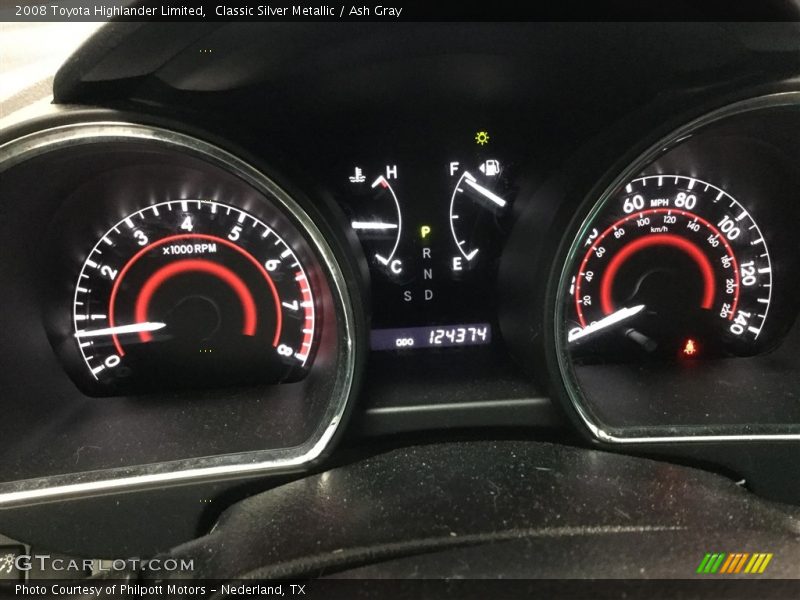 Classic Silver Metallic / Ash Gray 2008 Toyota Highlander Limited