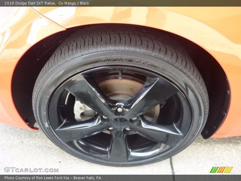Go Mango / Black 2016 Dodge Dart SXT Rallye