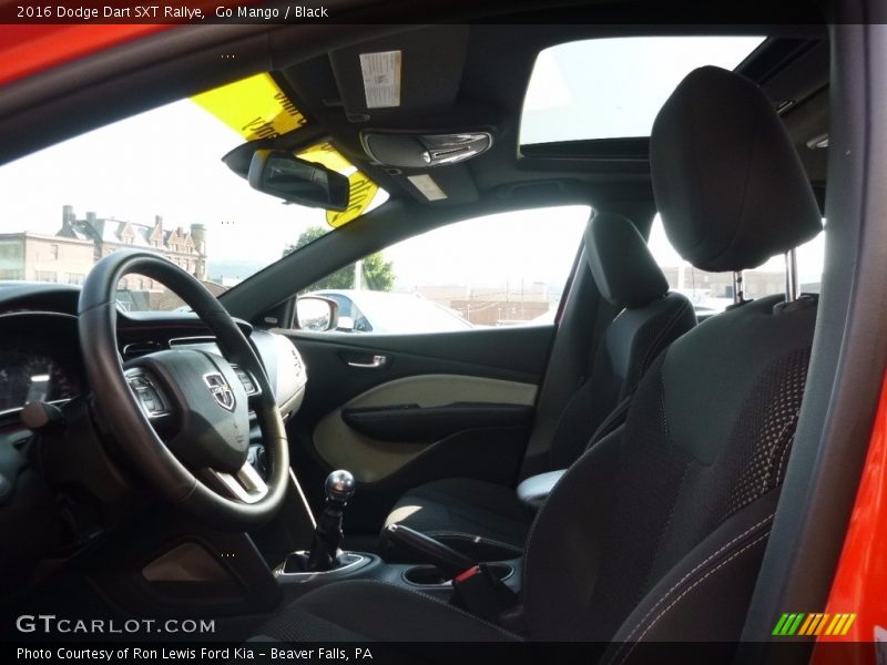 Go Mango / Black 2016 Dodge Dart SXT Rallye