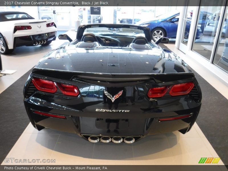 Black / Jet Black 2017 Chevrolet Corvette Stingray Convertible