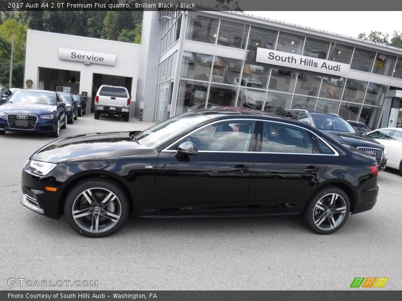 Brilliant Black / Black 2017 Audi A4 2.0T Premium Plus quattro