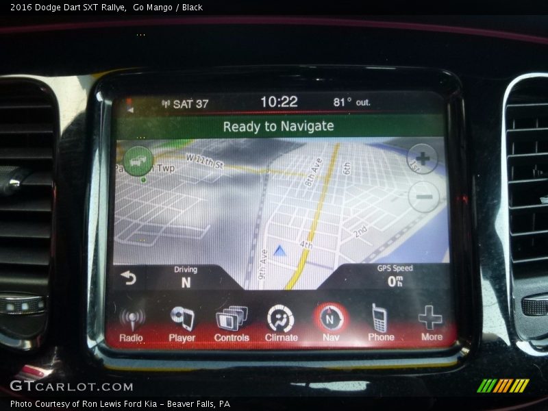 Go Mango / Black 2016 Dodge Dart SXT Rallye