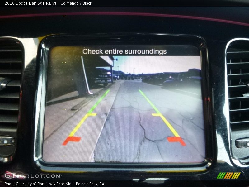 Go Mango / Black 2016 Dodge Dart SXT Rallye