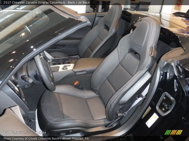 Front Seat of 2017 Corvette Stingray Convertible