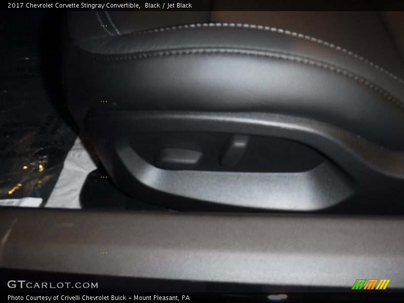 Black / Jet Black 2017 Chevrolet Corvette Stingray Convertible