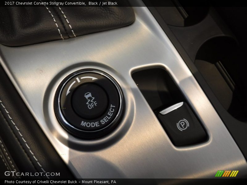 Black / Jet Black 2017 Chevrolet Corvette Stingray Convertible