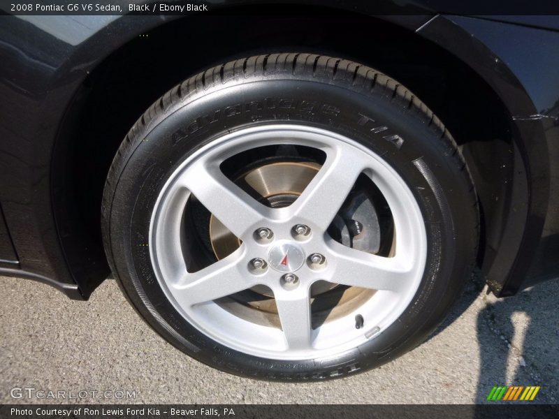 Black / Ebony Black 2008 Pontiac G6 V6 Sedan