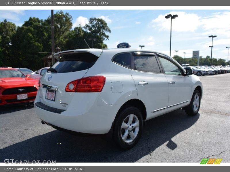 Pearl White / Black 2013 Nissan Rogue S Special Edition AWD