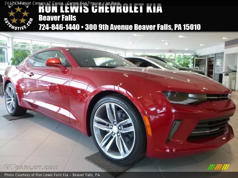 Garnet Red Tintcoat / Jet Black 2017 Chevrolet Camaro LT Coupe