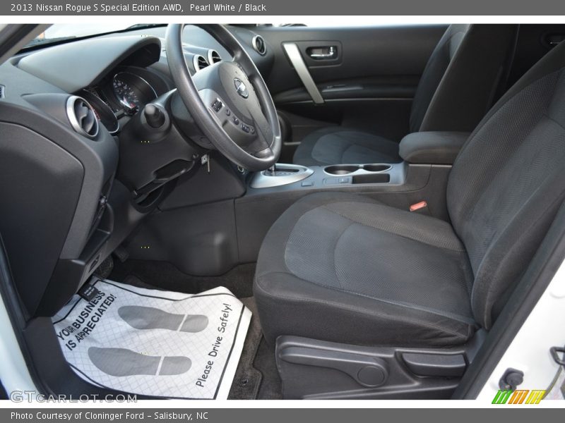Pearl White / Black 2013 Nissan Rogue S Special Edition AWD