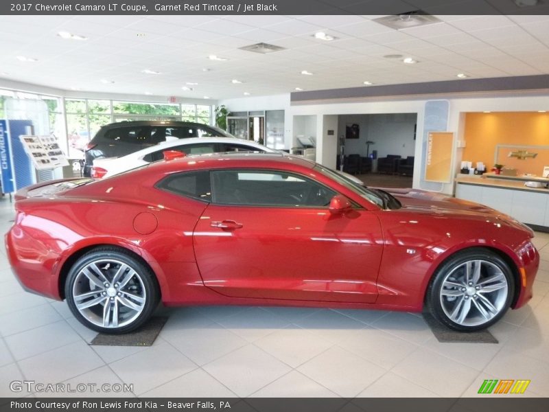 Garnet Red Tintcoat / Jet Black 2017 Chevrolet Camaro LT Coupe