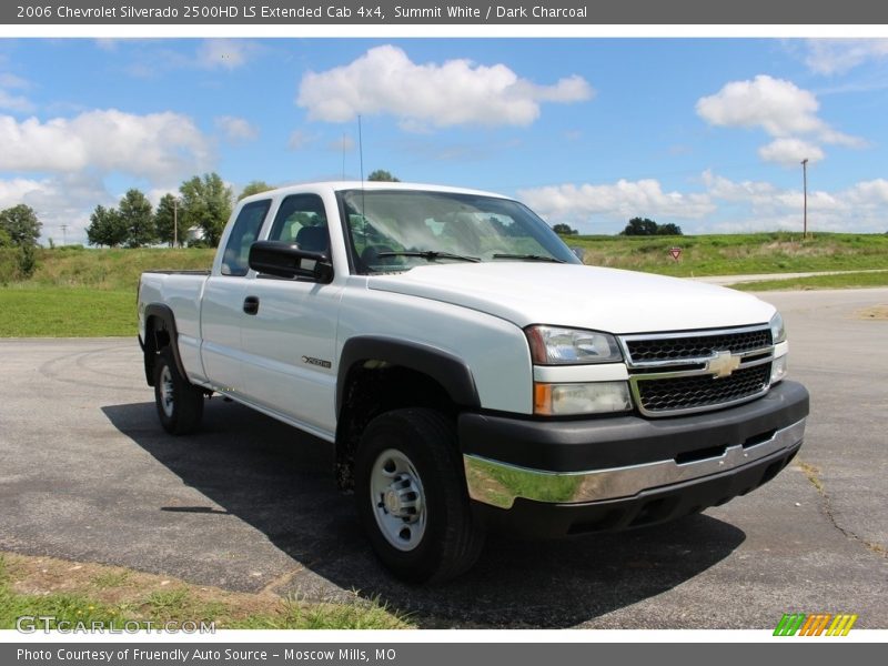Summit White / Dark Charcoal 2006 Chevrolet Silverado 2500HD LS Extended Cab 4x4