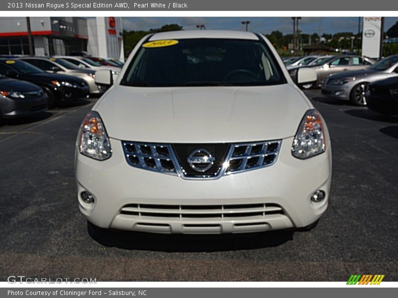 Pearl White / Black 2013 Nissan Rogue S Special Edition AWD