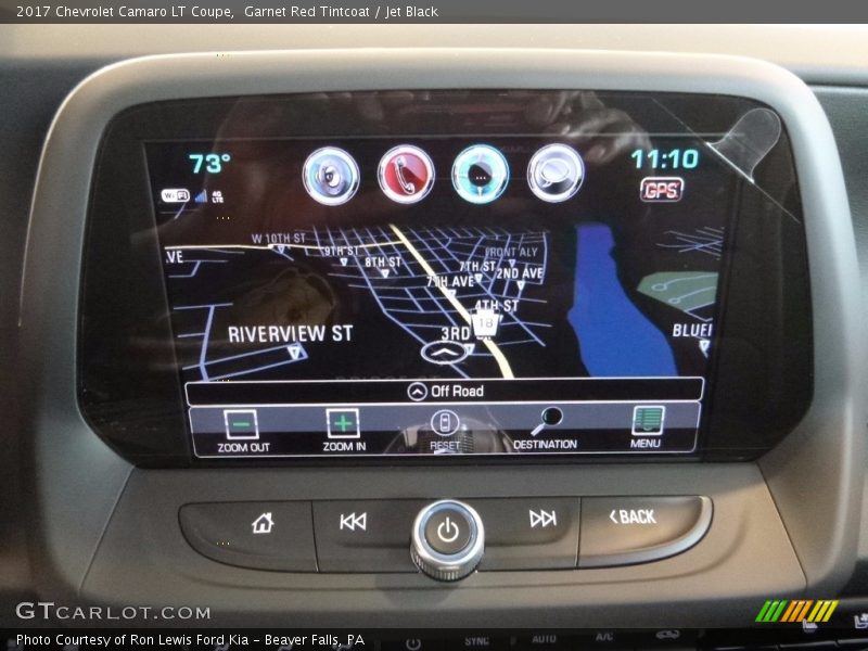 Navigation of 2017 Camaro LT Coupe