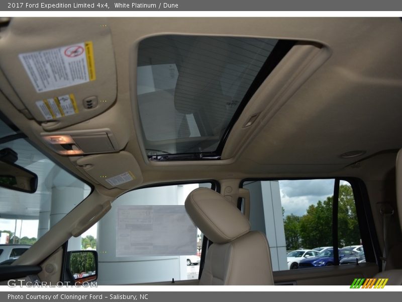 White Platinum / Dune 2017 Ford Expedition Limited 4x4