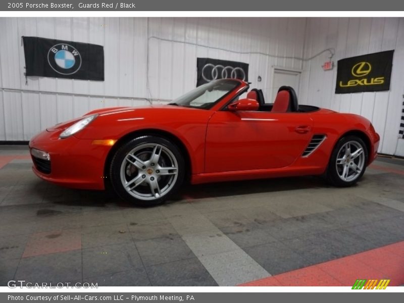 Guards Red / Black 2005 Porsche Boxster