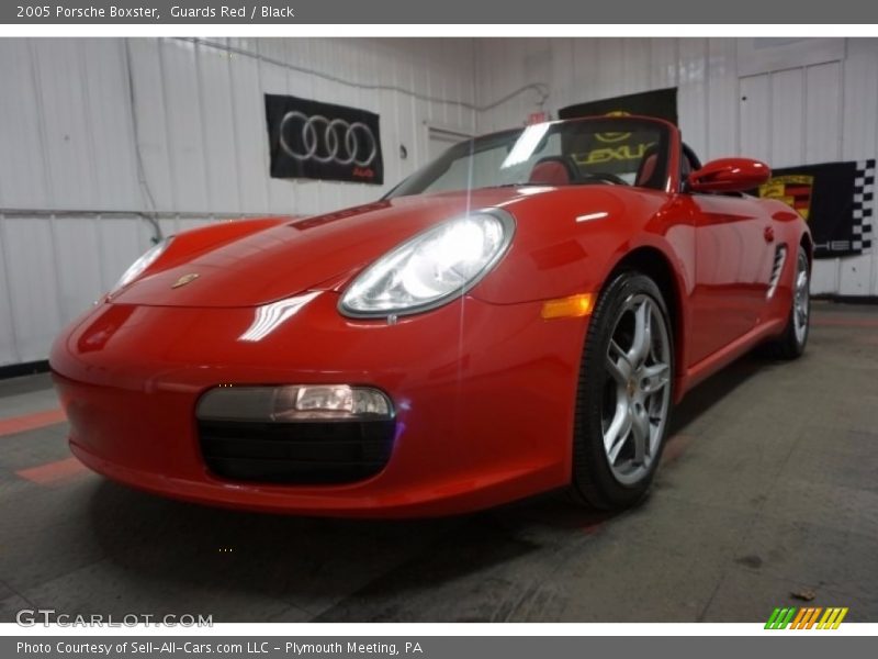 Guards Red / Black 2005 Porsche Boxster