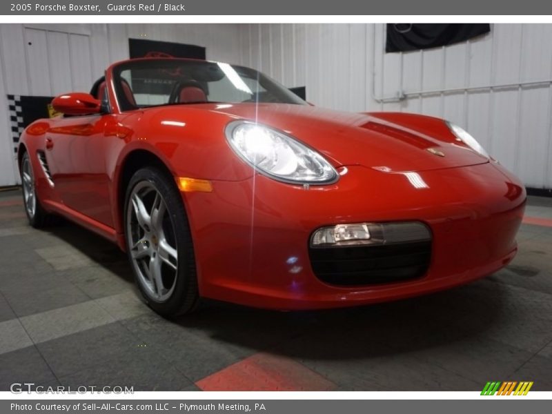 Guards Red / Black 2005 Porsche Boxster