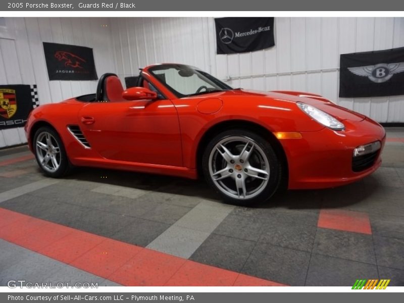 Guards Red / Black 2005 Porsche Boxster