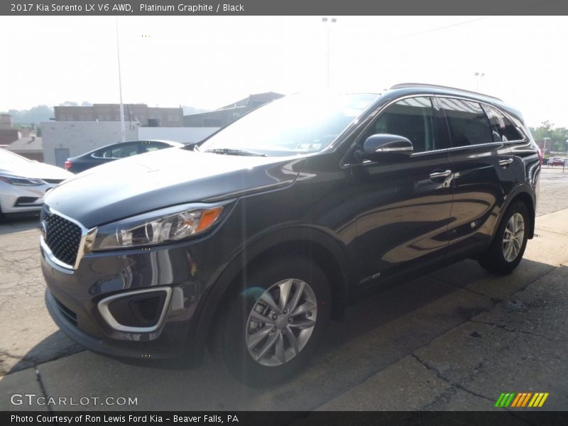 Platinum Graphite / Black 2017 Kia Sorento LX V6 AWD