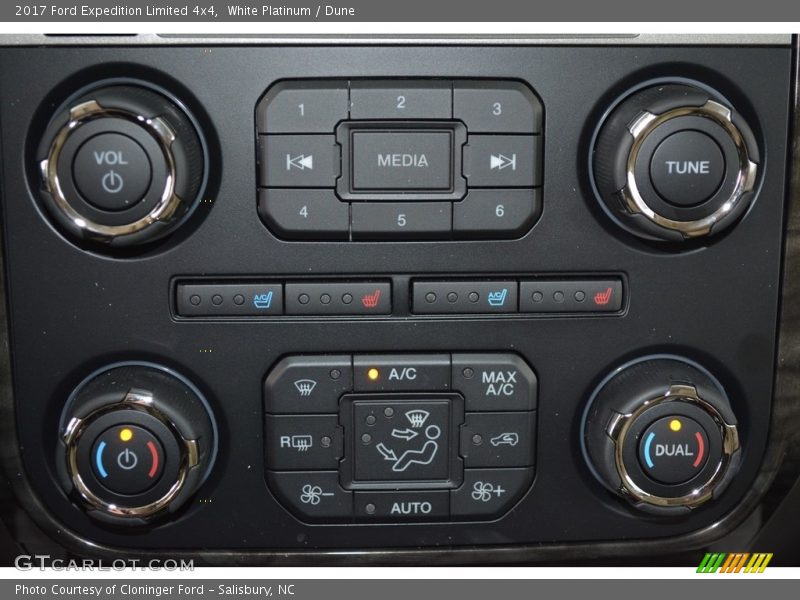 White Platinum / Dune 2017 Ford Expedition Limited 4x4
