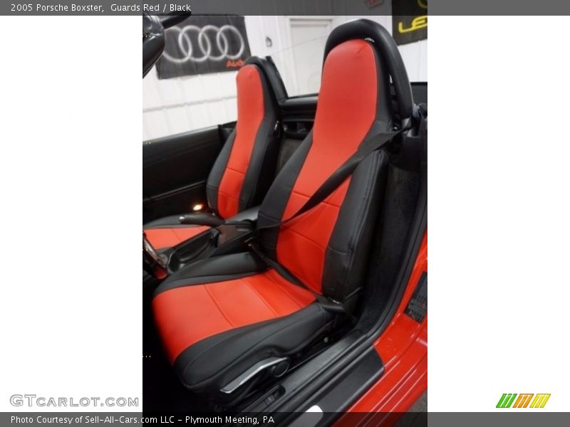 Guards Red / Black 2005 Porsche Boxster