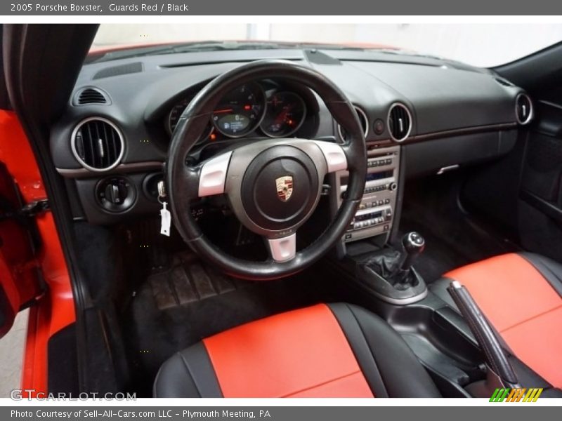 Guards Red / Black 2005 Porsche Boxster