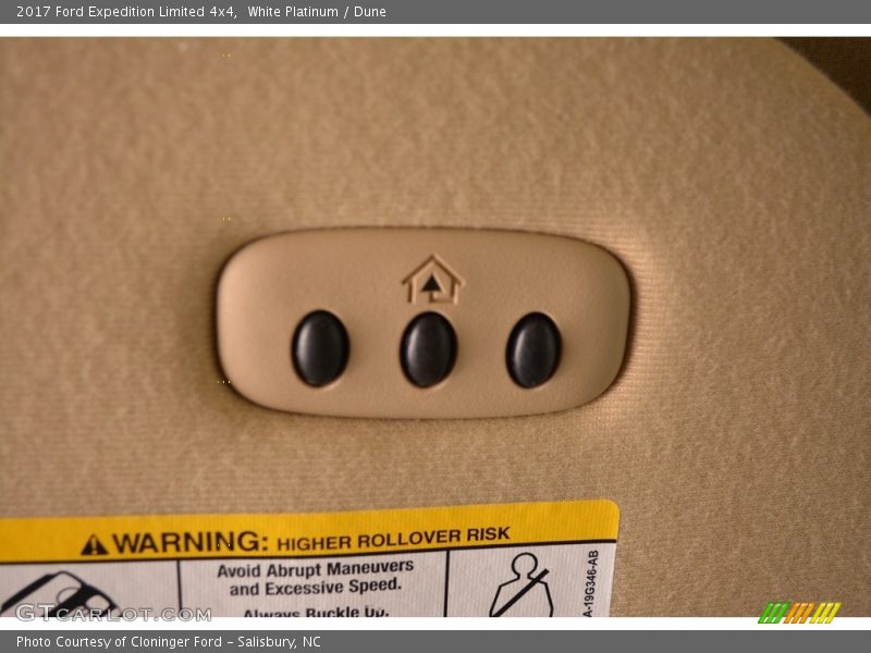 White Platinum / Dune 2017 Ford Expedition Limited 4x4