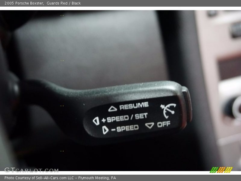 Guards Red / Black 2005 Porsche Boxster