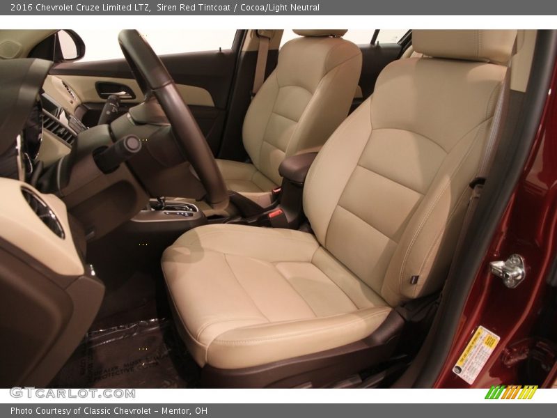 Siren Red Tintcoat / Cocoa/Light Neutral 2016 Chevrolet Cruze Limited LTZ