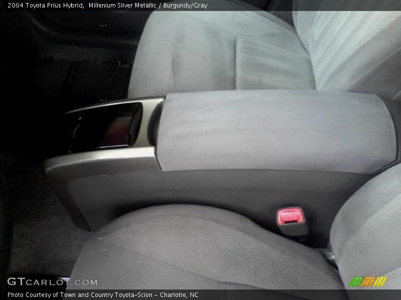 Millenium Silver Metallic / Burgundy/Gray 2004 Toyota Prius Hybrid