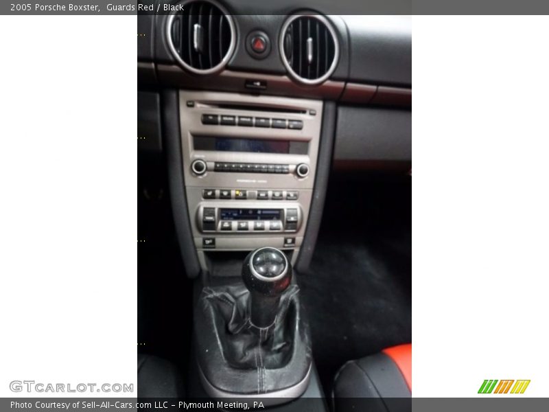 Guards Red / Black 2005 Porsche Boxster