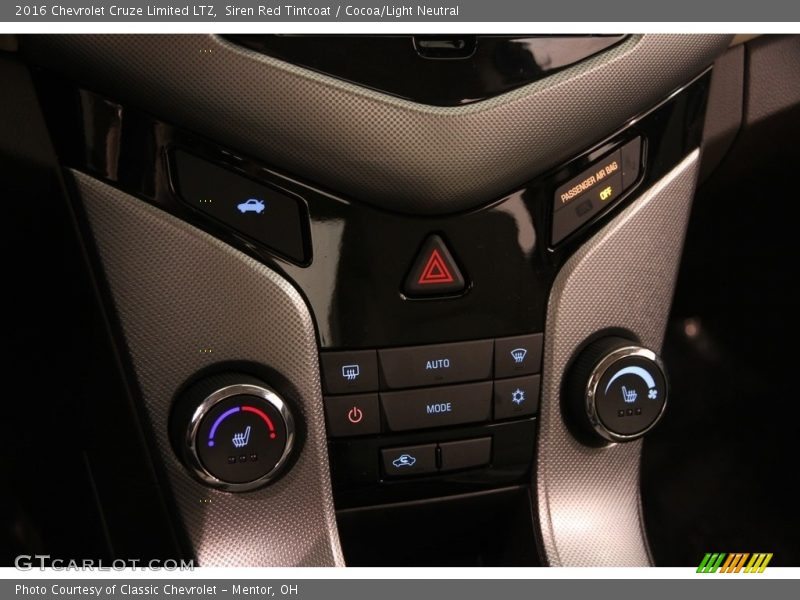 Siren Red Tintcoat / Cocoa/Light Neutral 2016 Chevrolet Cruze Limited LTZ