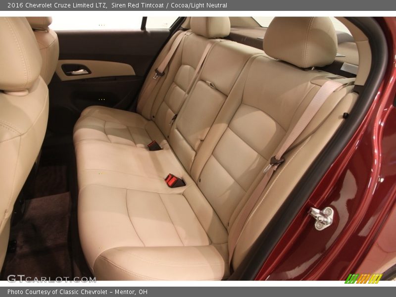 Siren Red Tintcoat / Cocoa/Light Neutral 2016 Chevrolet Cruze Limited LTZ