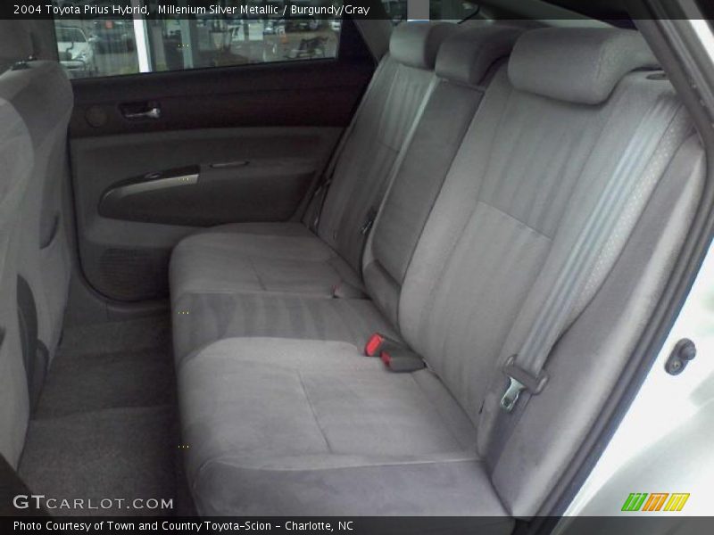Millenium Silver Metallic / Burgundy/Gray 2004 Toyota Prius Hybrid