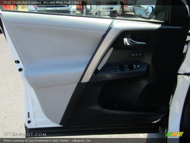 Blizzard White Pearl / Black 2013 Toyota RAV4 Limited