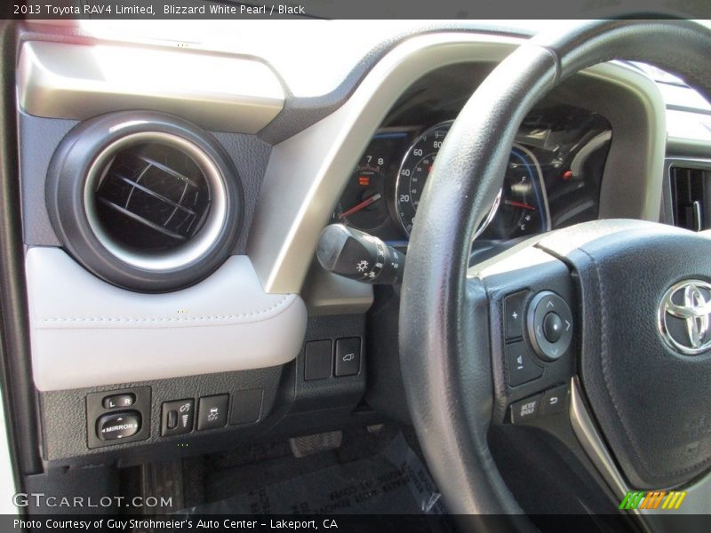 Blizzard White Pearl / Black 2013 Toyota RAV4 Limited