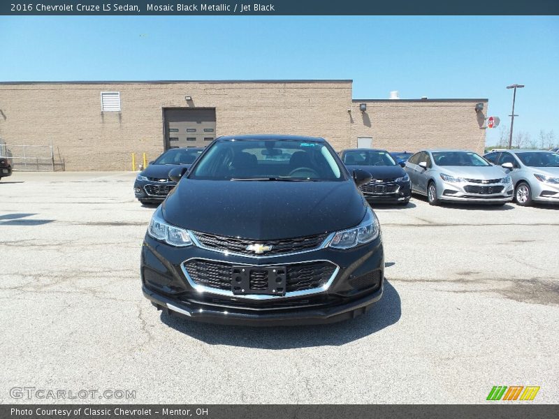 Mosaic Black Metallic / Jet Black 2016 Chevrolet Cruze LS Sedan