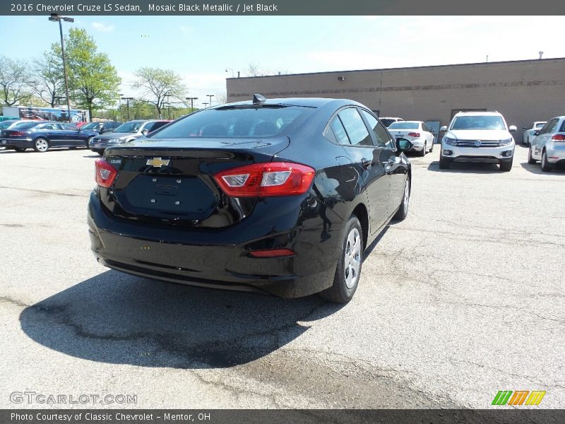Mosaic Black Metallic / Jet Black 2016 Chevrolet Cruze LS Sedan