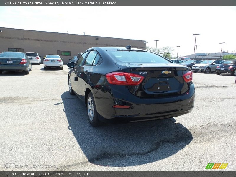 Mosaic Black Metallic / Jet Black 2016 Chevrolet Cruze LS Sedan