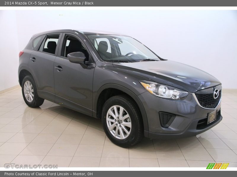 Meteor Gray Mica / Black 2014 Mazda CX-5 Sport