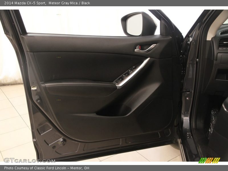 Meteor Gray Mica / Black 2014 Mazda CX-5 Sport