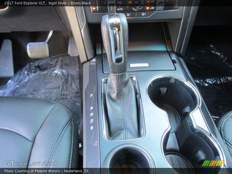 Ingot Silver / Ebony Black 2017 Ford Explorer XLT
