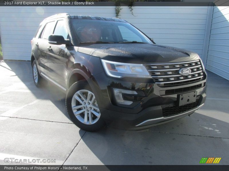 Shadow Black / Ebony Black 2017 Ford Explorer XLT