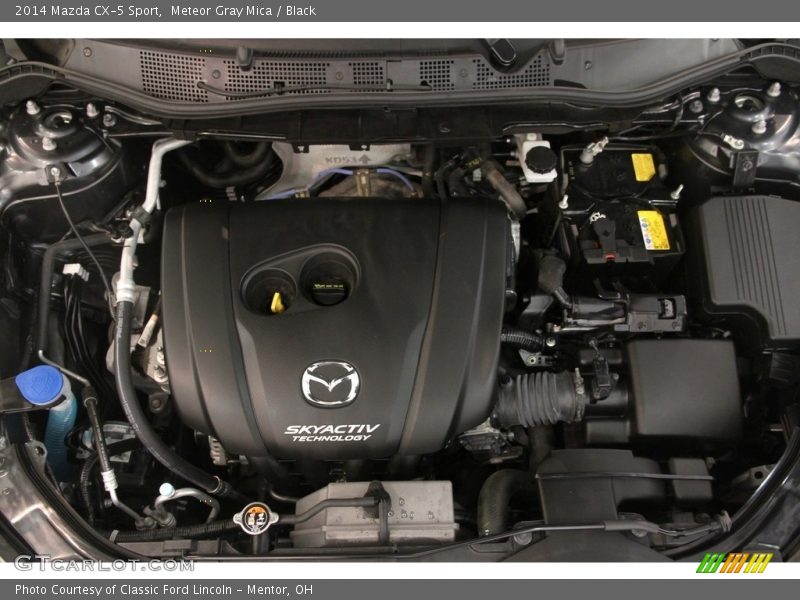 Meteor Gray Mica / Black 2014 Mazda CX-5 Sport