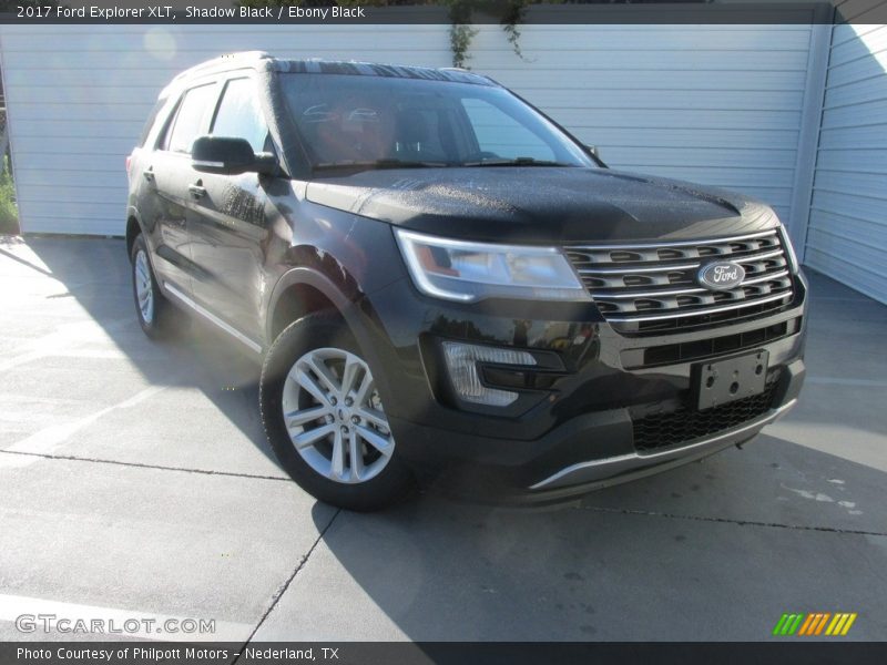 Shadow Black / Ebony Black 2017 Ford Explorer XLT