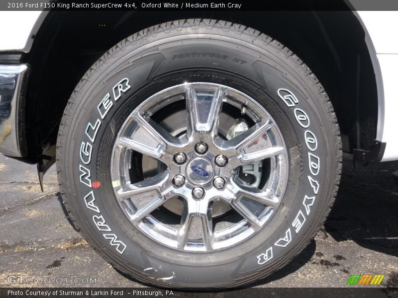 Oxford White / Medium Earth Gray 2016 Ford F150 King Ranch SuperCrew 4x4